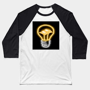 Book Bulb Baseball T-Shirt